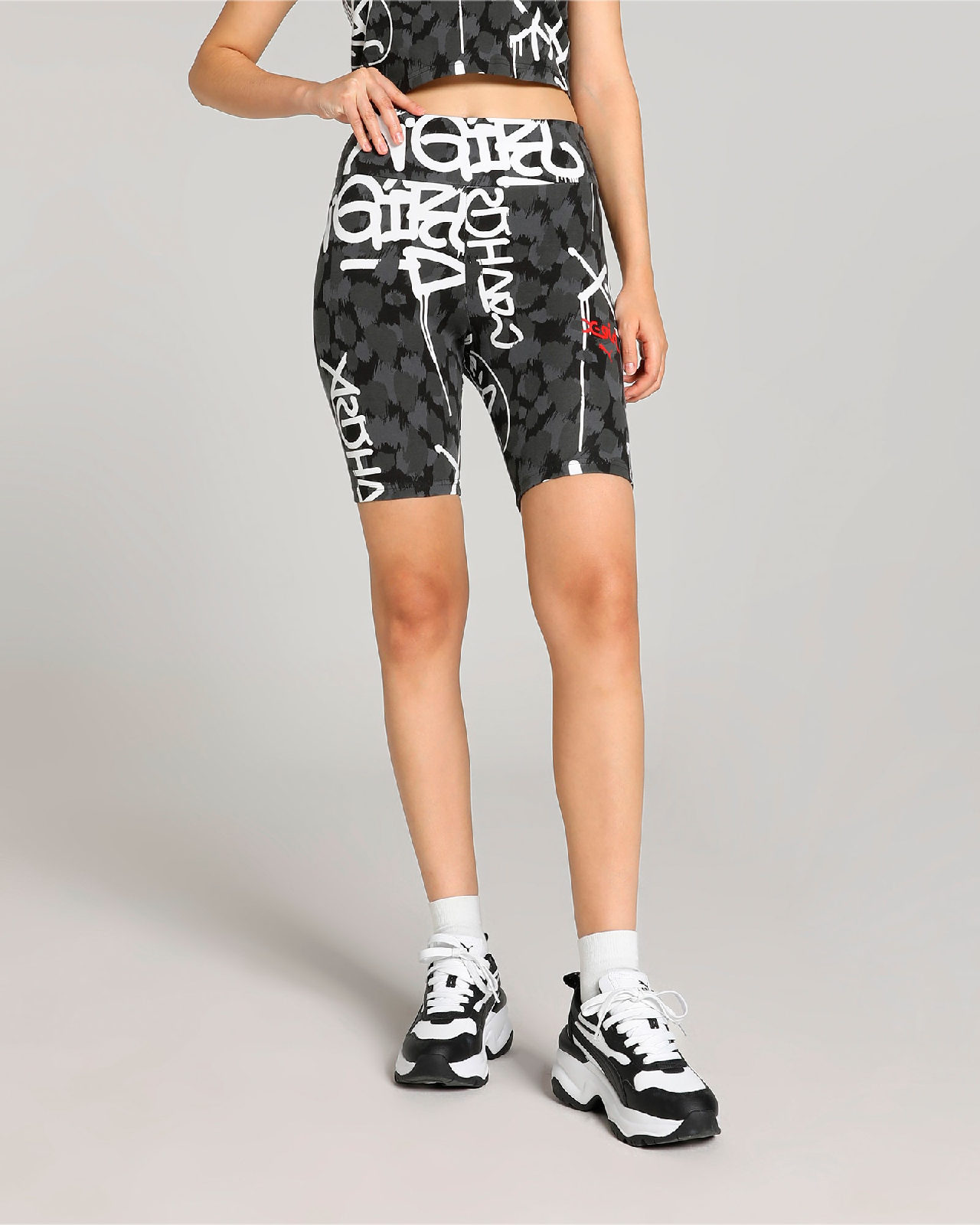 Дамски Клин PUMA X X-GIRL AOP Short Tights 7