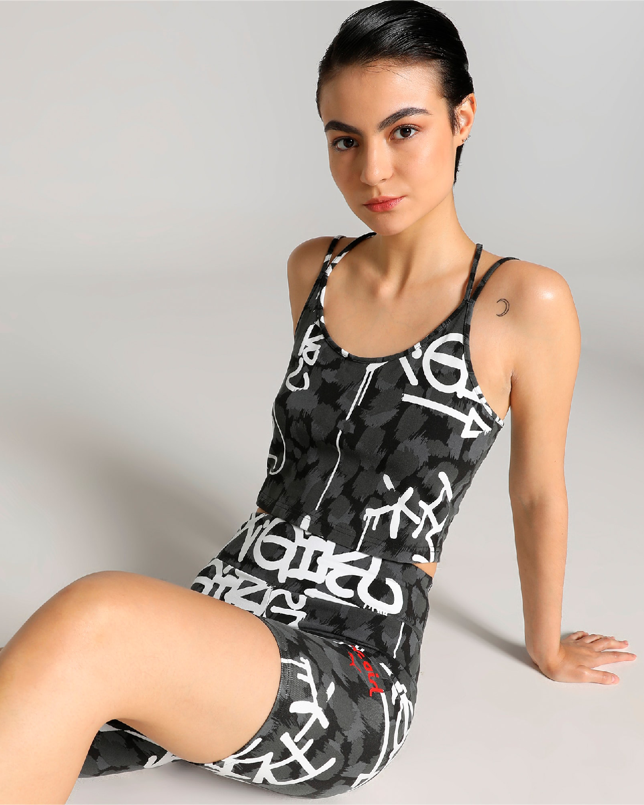 Image of Дамски Топ PUMA PUMA X X-GIRL AOP Crop Top - Ballistic-sport