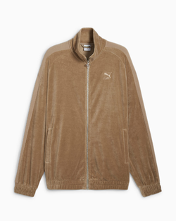 Image of Унисекс Яке PUMA T7 Oversized Velour Track Jacket