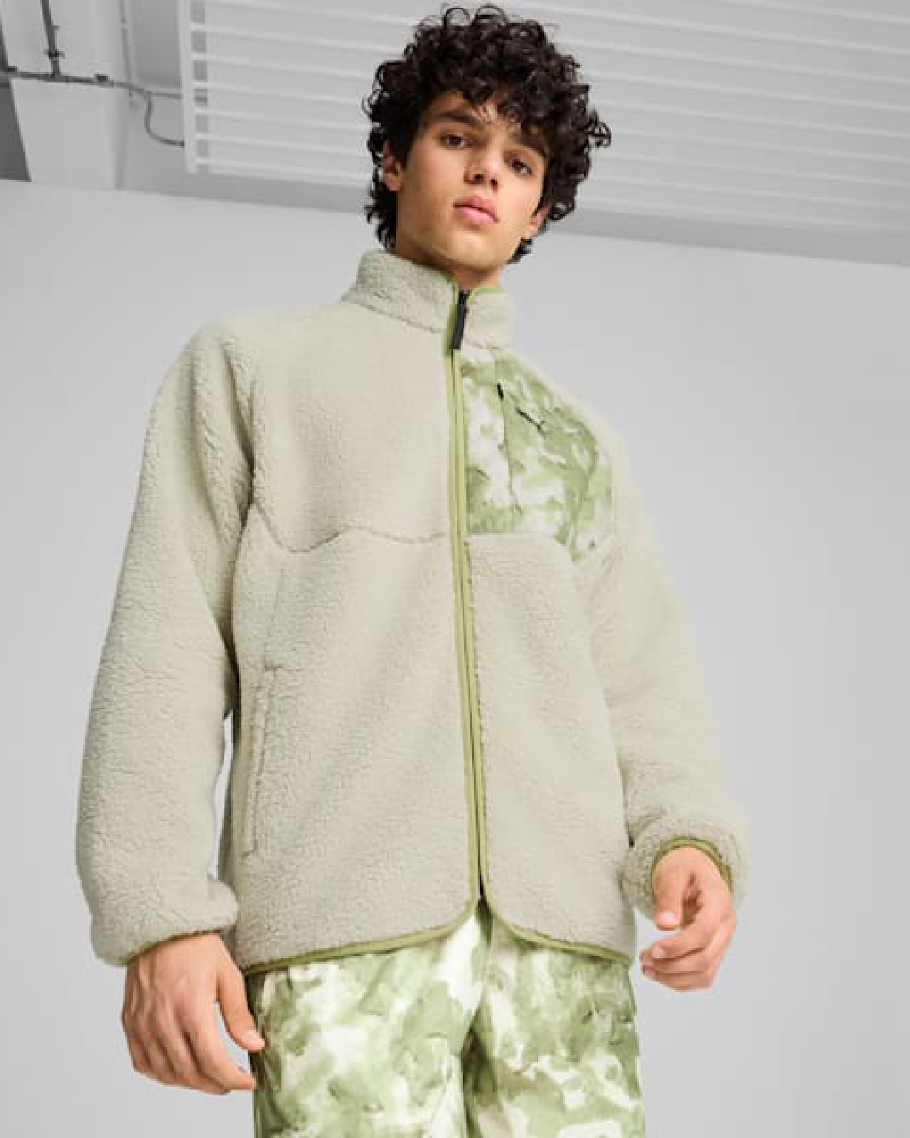 Мъжко Яке PUMA PUMATECH HIKING IS A TEAM SPORT Sherpa Track Jacket