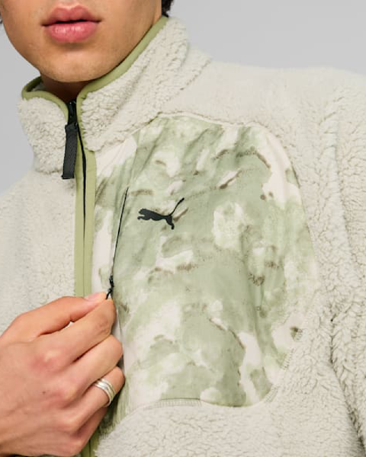 Мъжко Яке PUMA PUMATECH HIKING IS A TEAM SPORT Sherpa Track Jacket