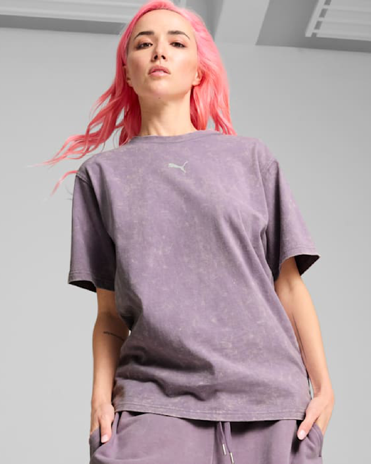 Image of Дамска Тениска PUMA DARE TO GYMWAY Relaxed Washed Tee