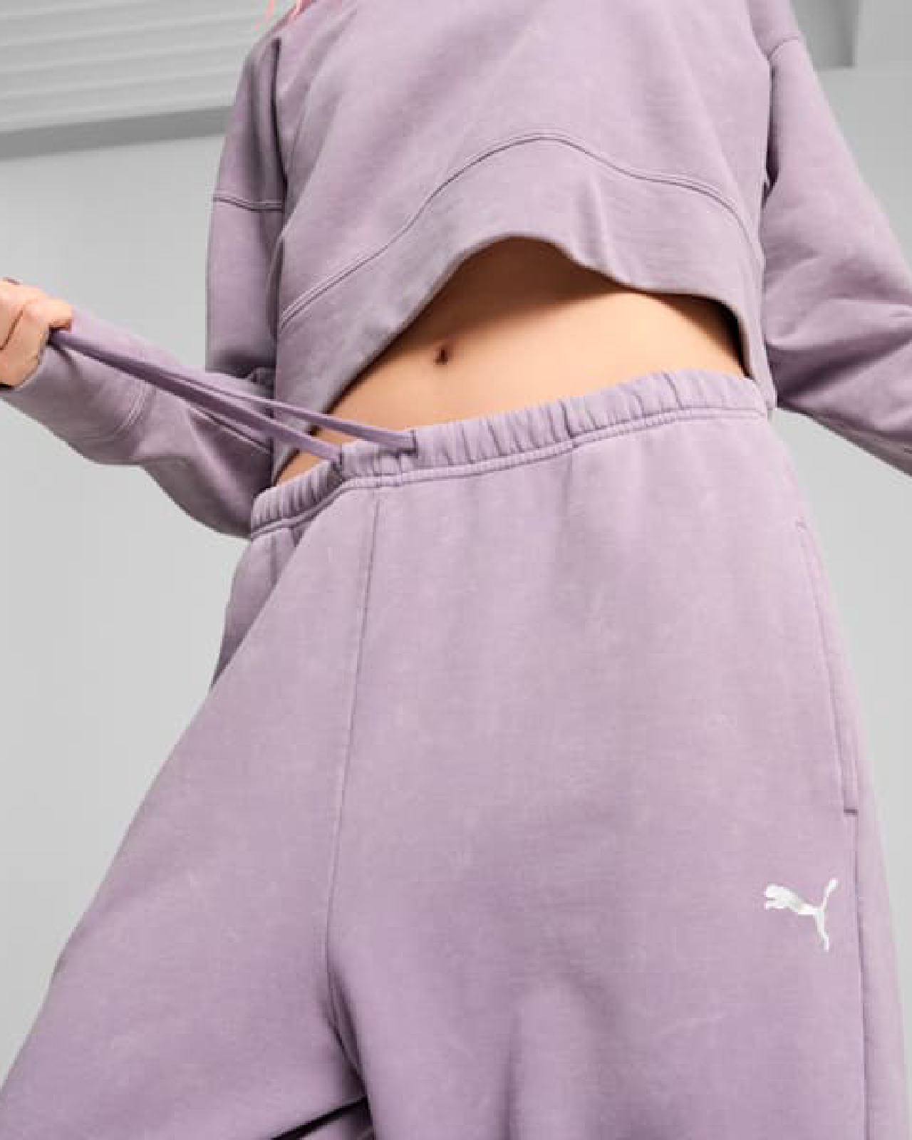 Image of Дамски Панталон PUMA DARE TO GYMWAY Relaxed Washed Pants TR