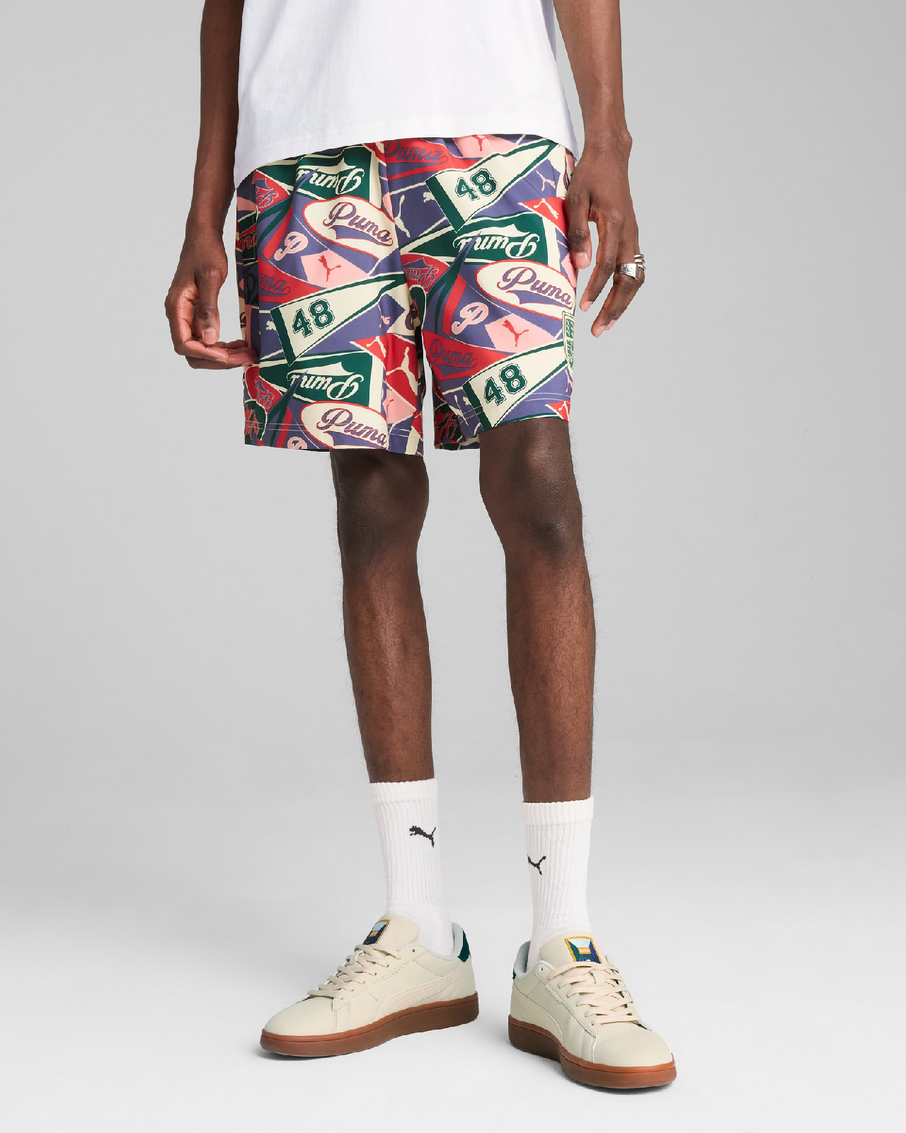 Мъжки Къс панталон PUMA WARDROBE ESS SPORTS LEGACY AOP Relaxed Shorts 6 WV