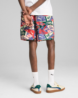 Image of Мъжки Къс панталон PUMA WARDROBE ESS SPORTS LEGACY AOP Relaxed Shorts 6 WV
