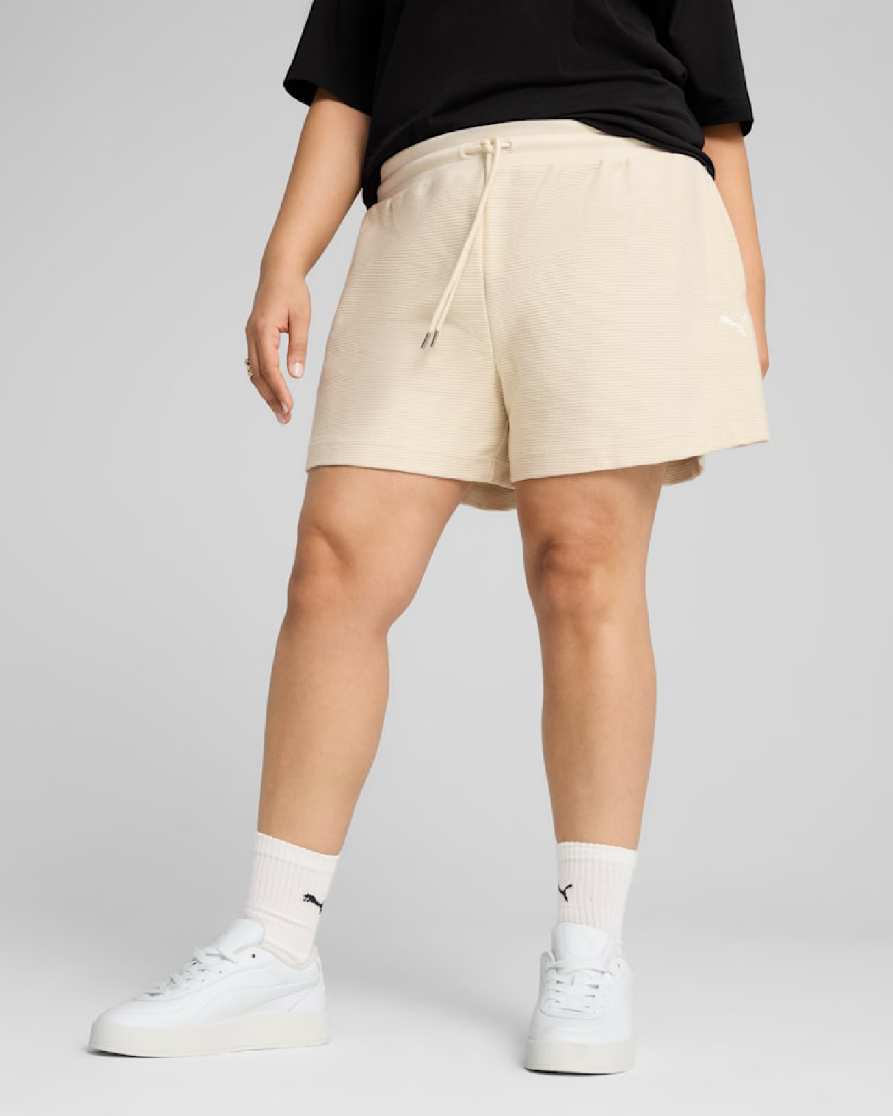 Дамски Къс панталон PUMA PREMIUM ESS A-Line Shorts 4` Jacquard