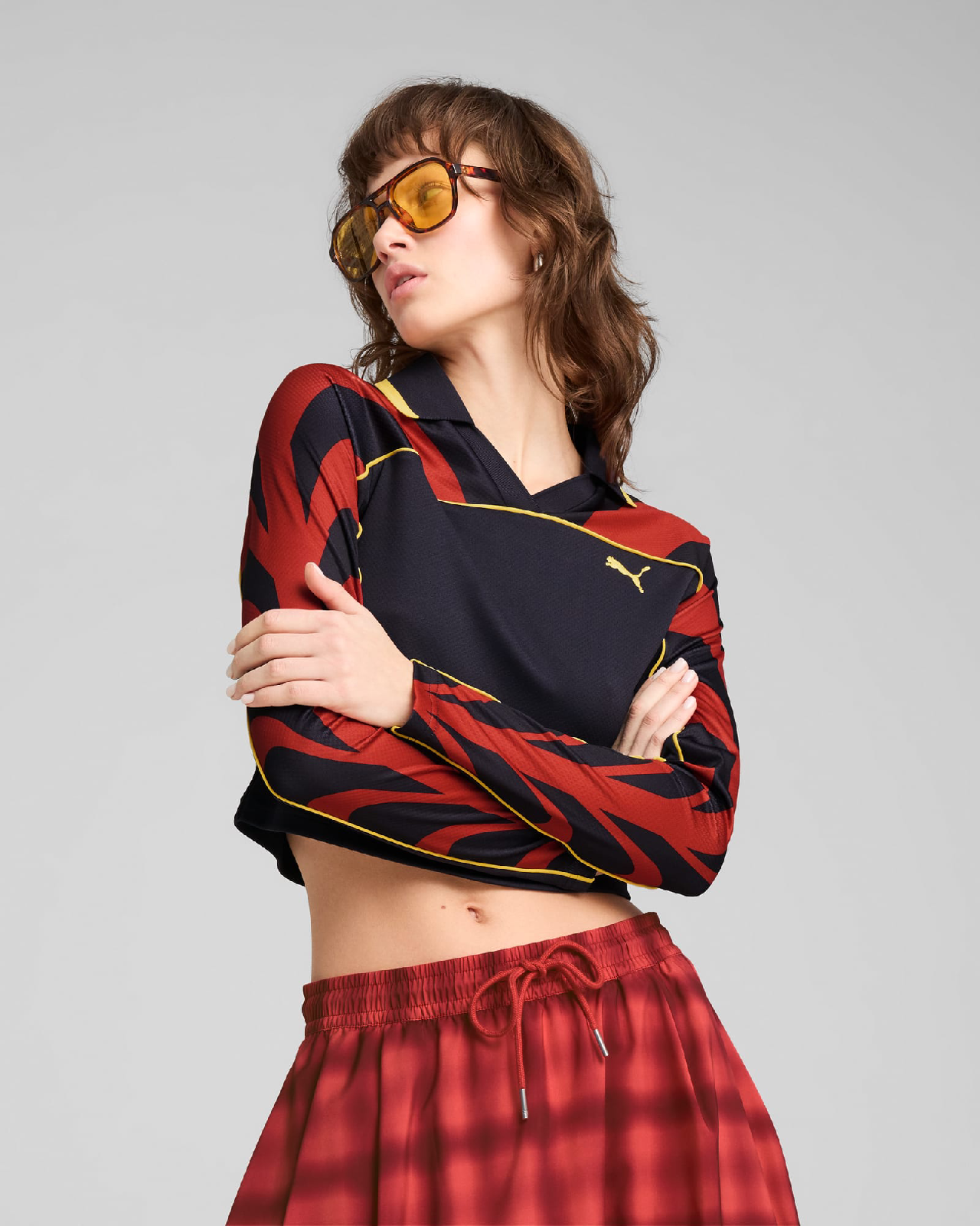 Дамска Блуза PUMA FUTURE ARCHIVE ROAD TO UNITY Football Jersey Baby Tee