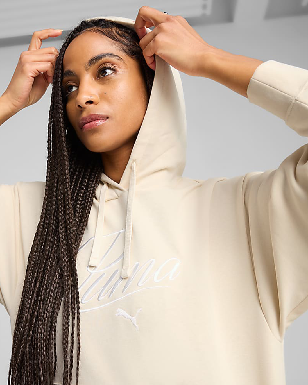 Дамски Суитшърт PUMA ESS SCRIPT Hoodie TR