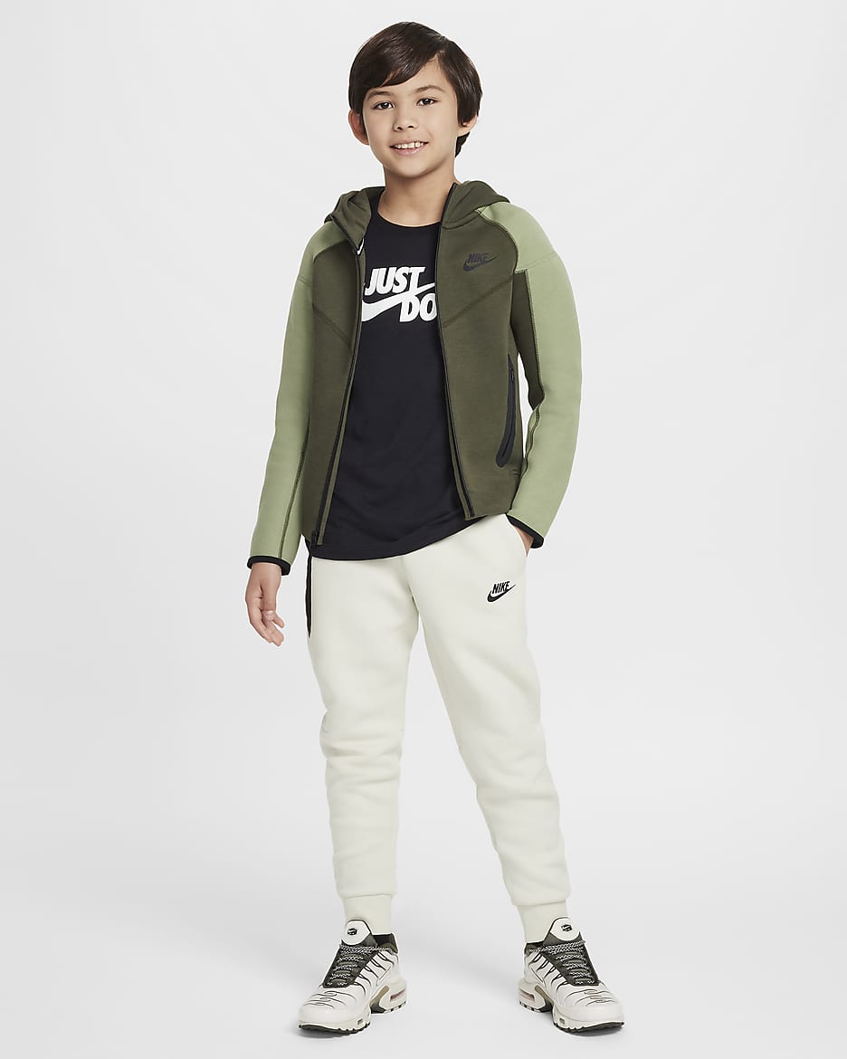 Юношески Суитшърт NIKE B NSW TECH FLC FZ