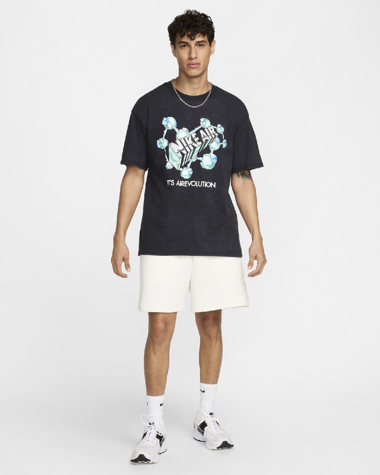 Мъжки Тениска NIKE M NSW TEE M90 HBR SEGB - Ballistic-sport