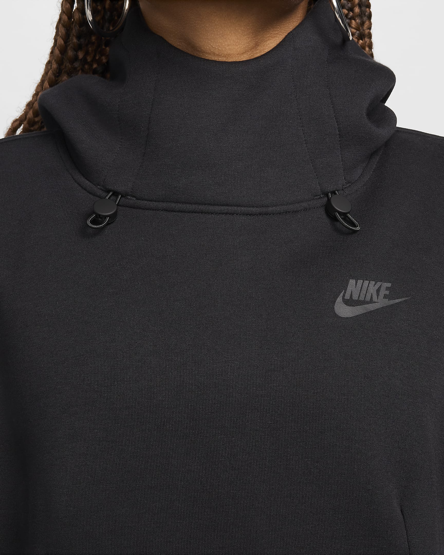 Дамски Суитшърт NIKE W NSW TCH FLC OS HDY - Ballistic-spor