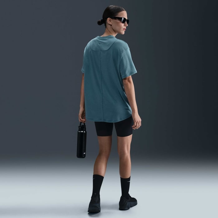 Дамска Тениска NIKE W NK ONE RELAXED DF SS TOP, Балистик, син цвят