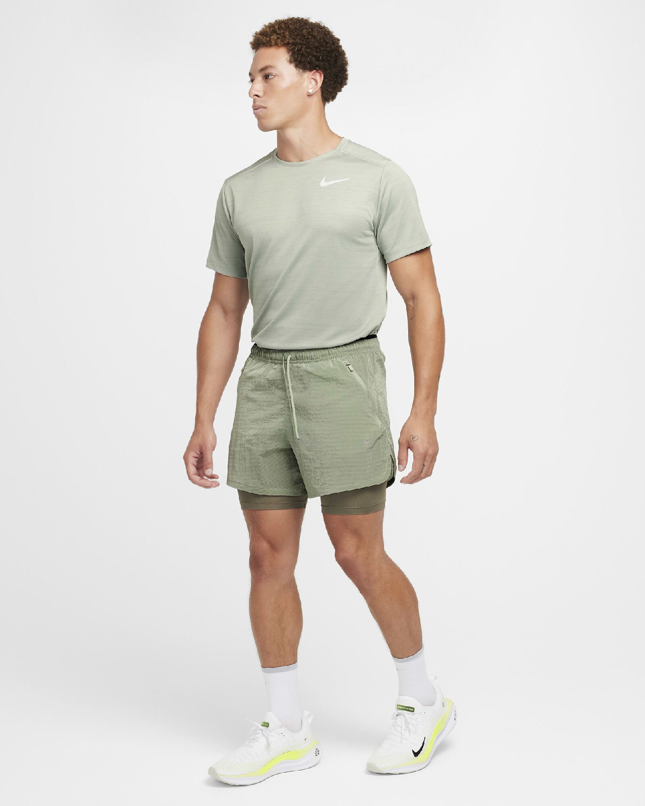 Мъжки Къс панталон NIKE M NK DF RPL RD STRD 5IN 2N1 SH - Ballistic-sport