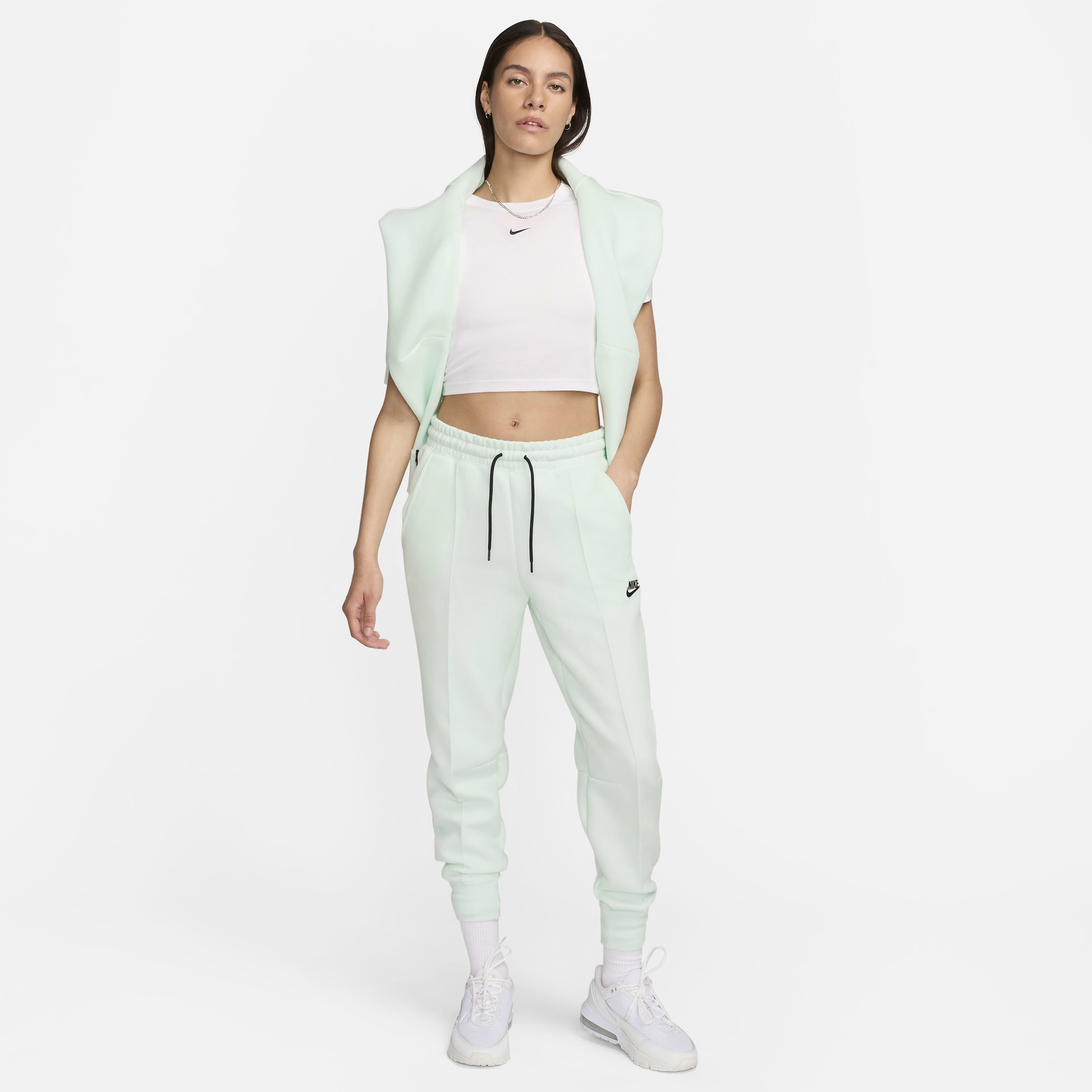 Дамски Панталон NIKE W NSW TCH FLC MR JGGR - Ballistic-sport