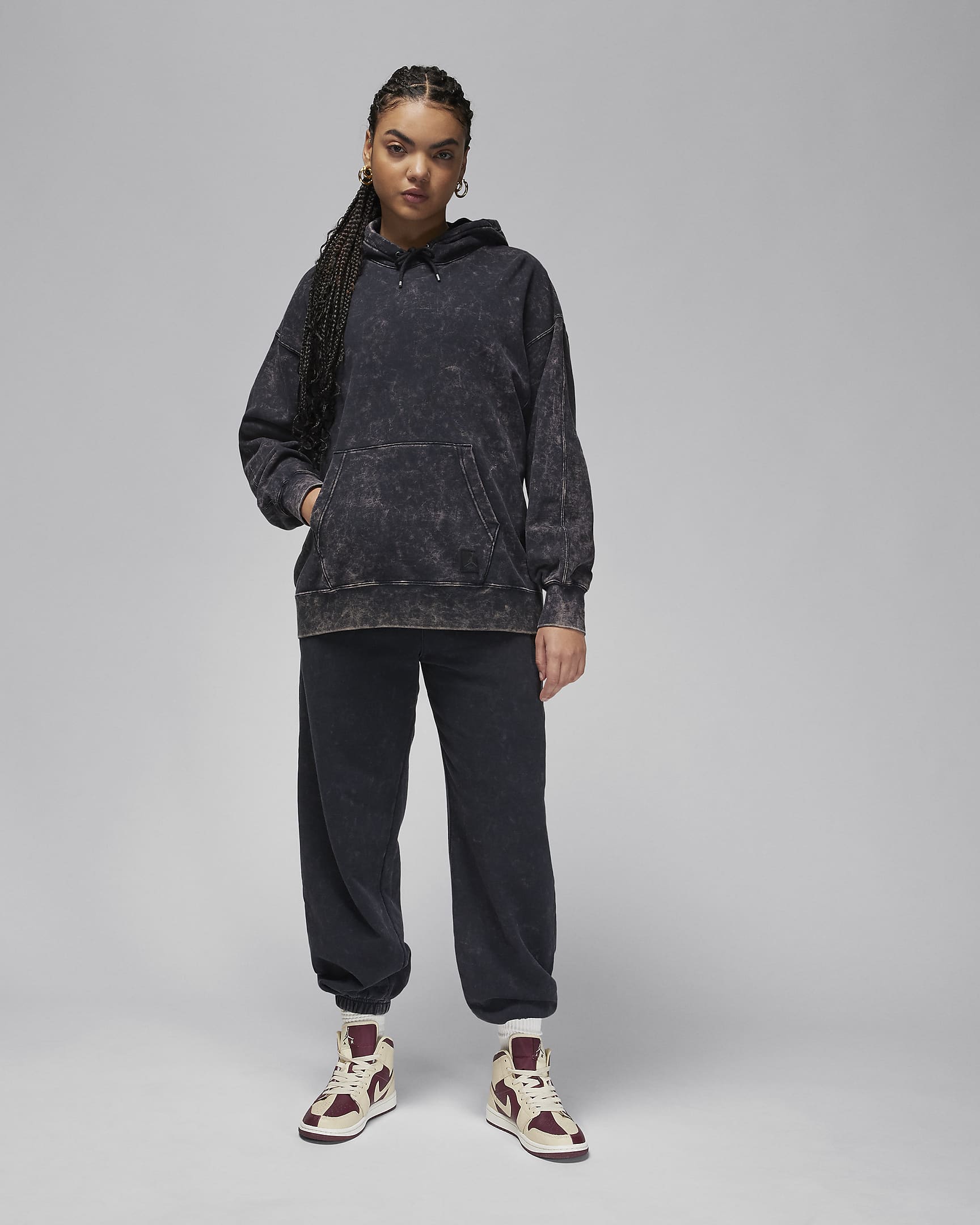 Image of Дамски Суитшърт NIKE W J FLT FLC PO WASH - Ballistic-sport