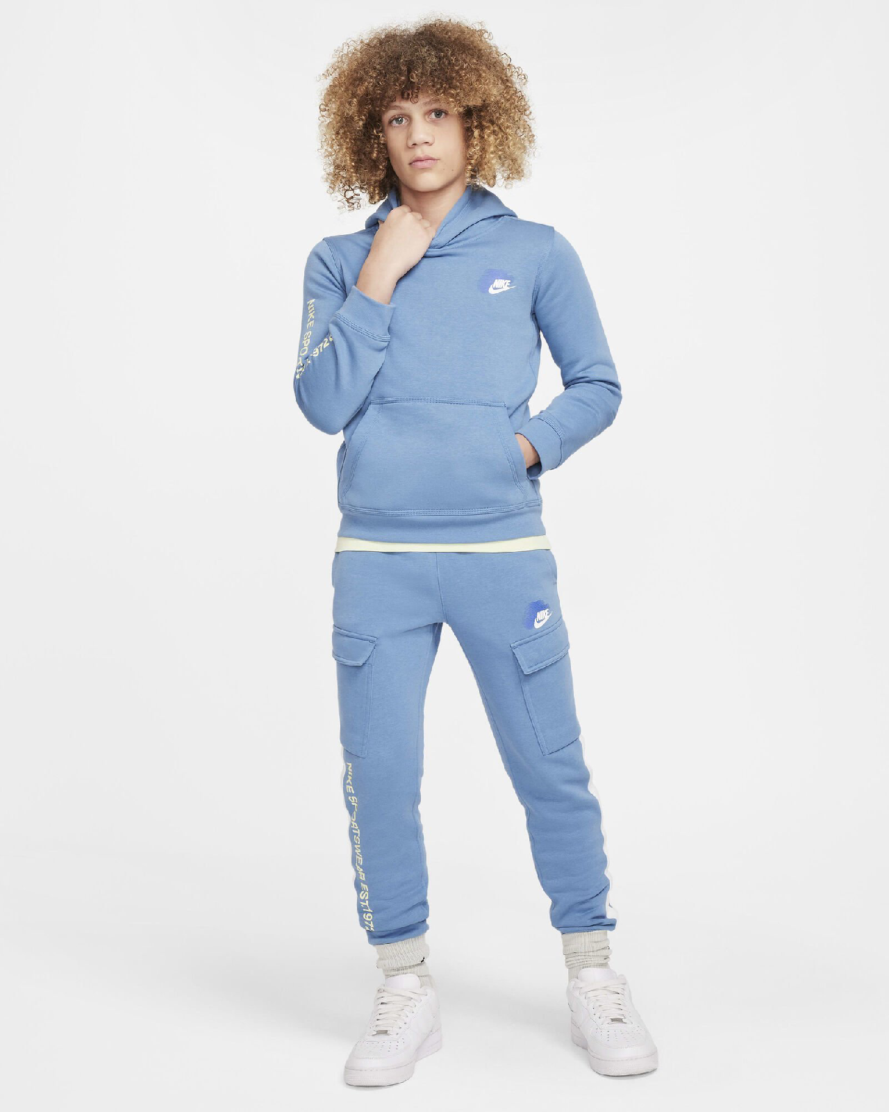Image of Юношески  Суитшърт NIKE B NSW SI FLC PO HOODIE BB2 - Ballistic-sport