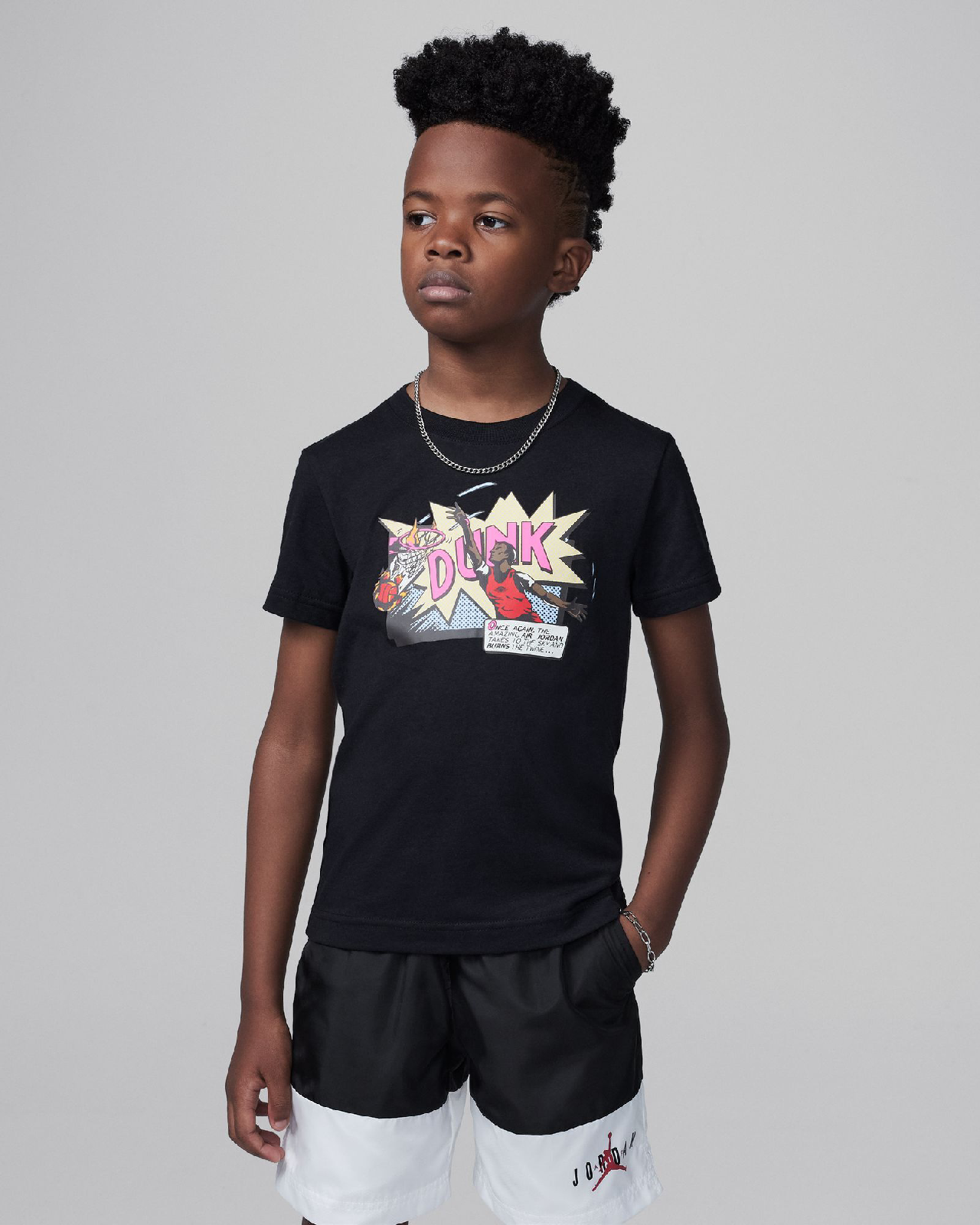 Детска Тениска NIKE JDB AIR JORDAN COMICS DUNK SS