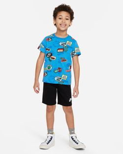 Image of Детска Тениска NIKE NKB B NSW AOP FT SHORT SET - Ballistic-sport