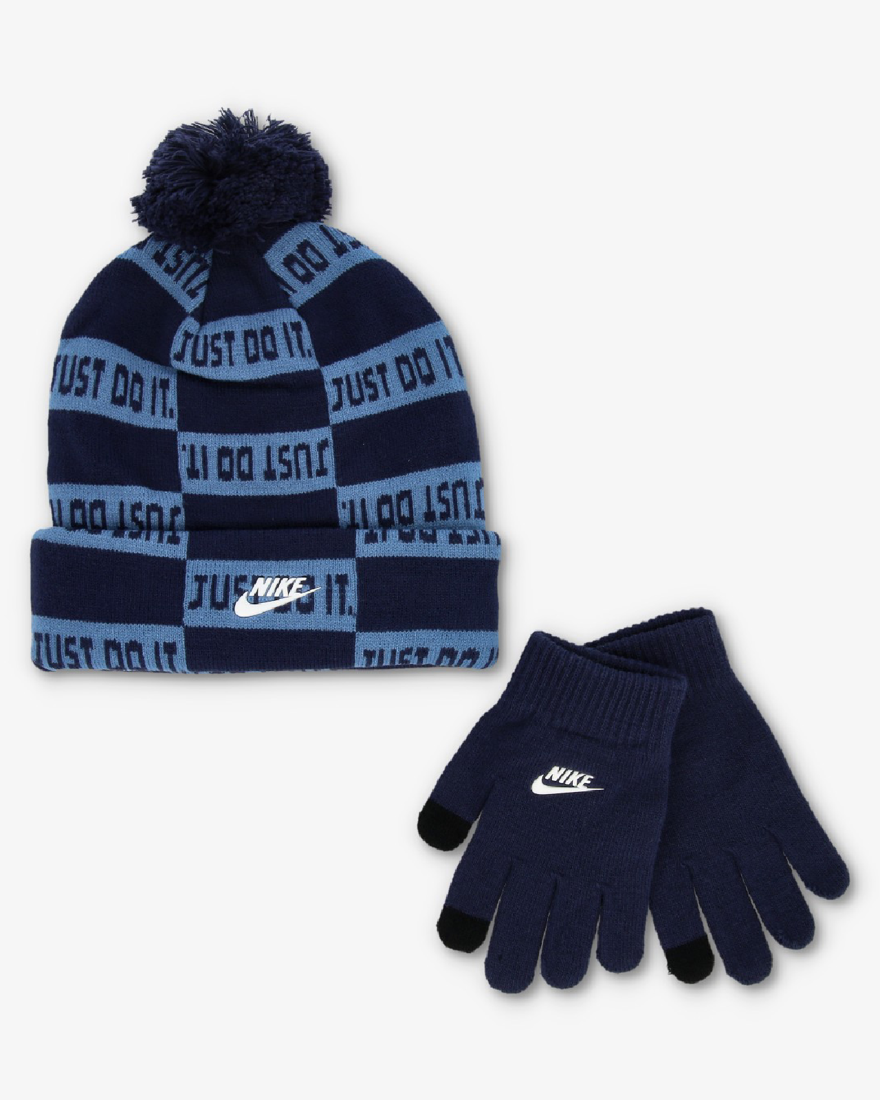 Детски Комплект Шапка и Ръкавици NIKE NAN CLUB AOP APEX BEANIE SET - Ballistic-sport