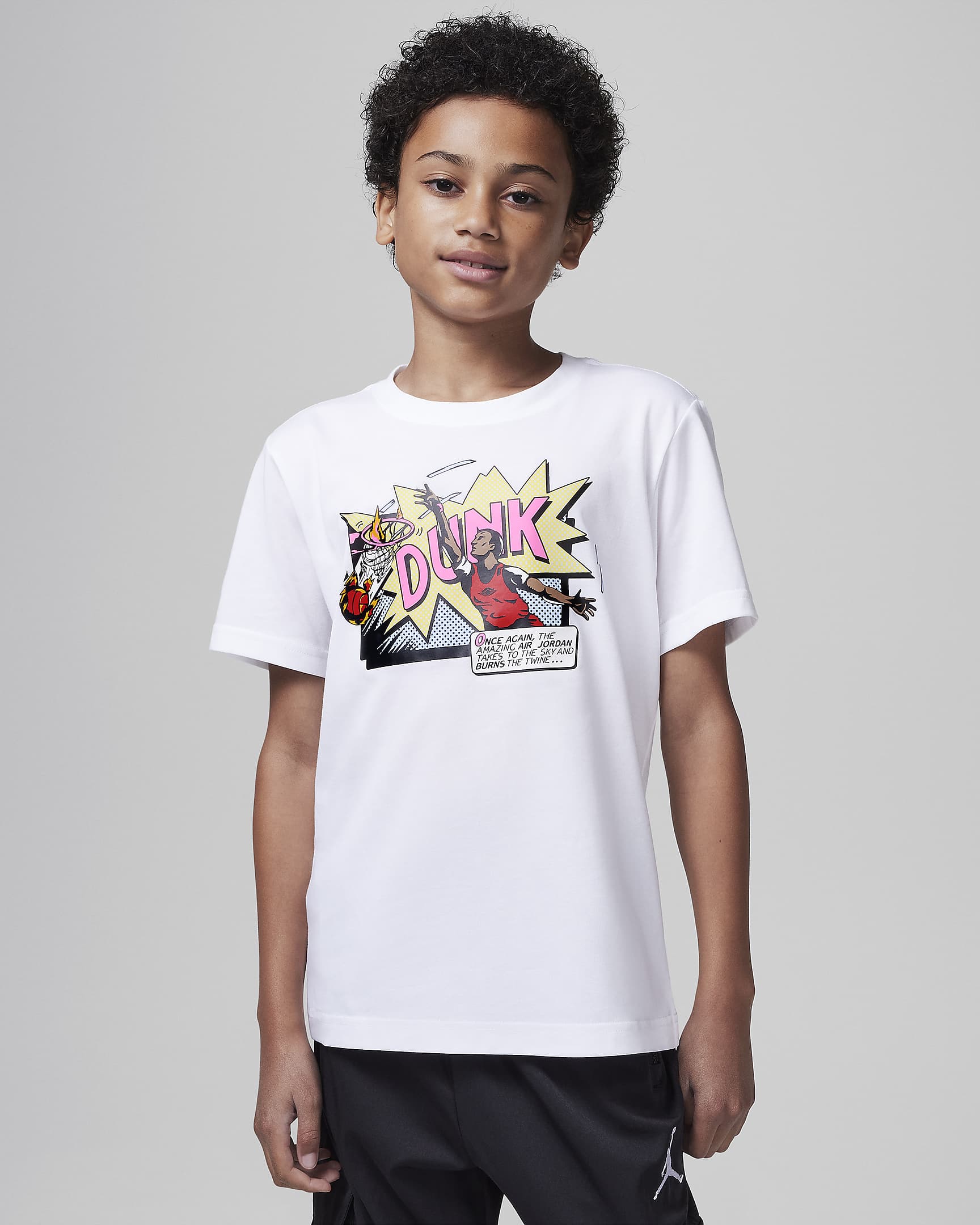 Детска Тениска NIKE JDB AIR JORDAN COMICS DUNK SS