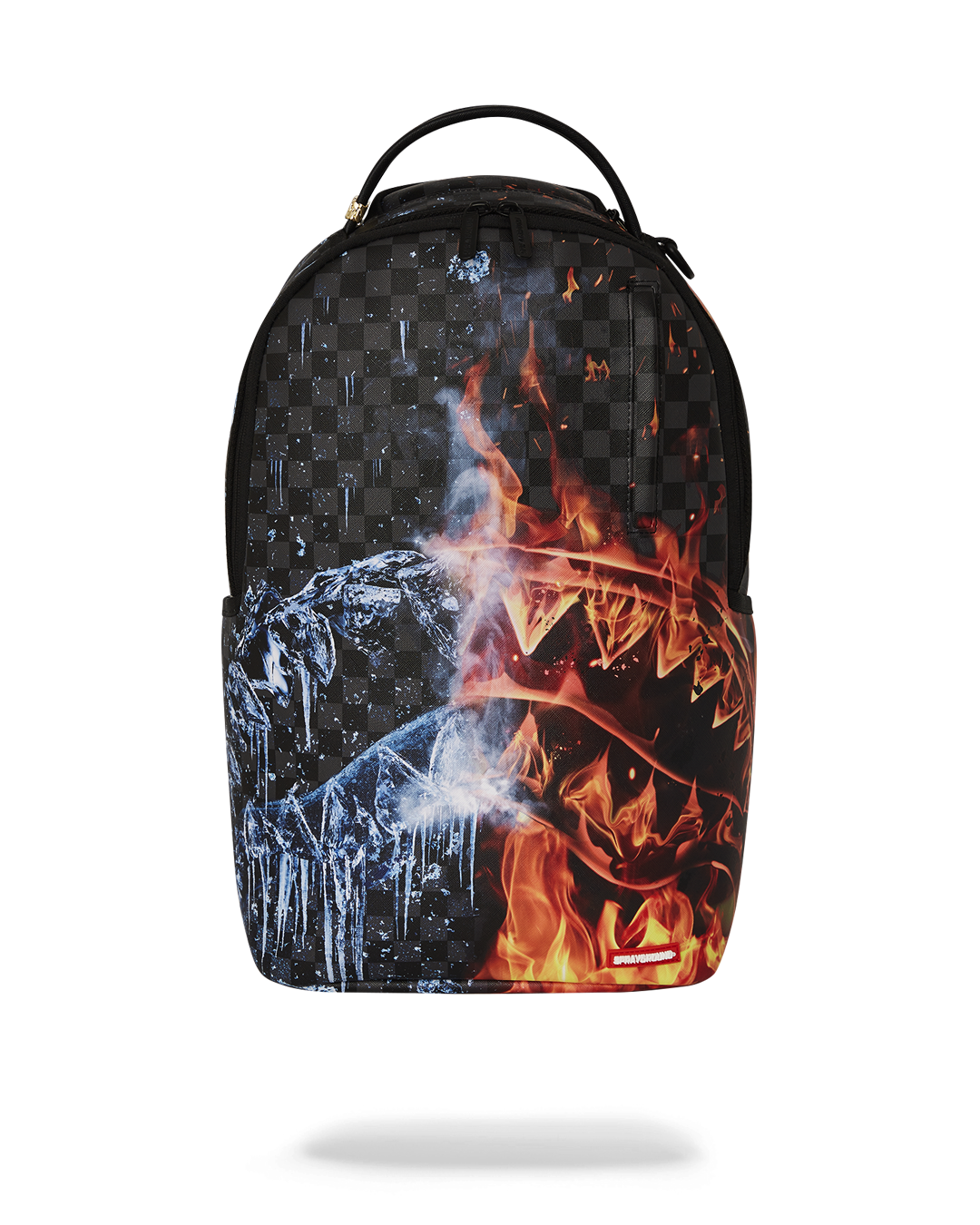 Image of Унисекс Раница SPRAYGROUND FIRE & ICE SHARK DLXSV BACKPACK