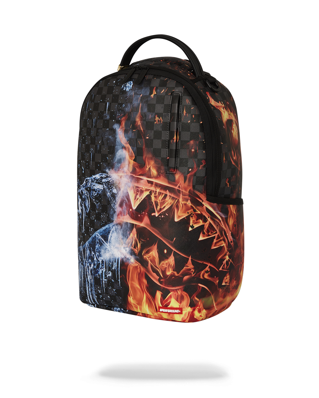 Image of Унисекс Раница SPRAYGROUND FIRE & ICE SHARK DLXSV BACKPACK