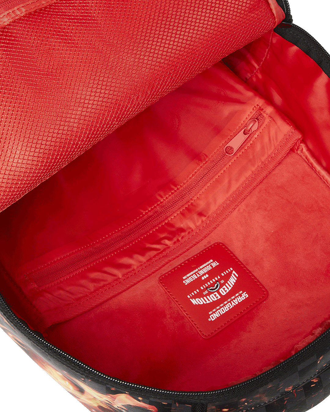 Image of Унисекс Раница SPRAYGROUND FIRE & ICE SHARK DLXSV BACKPACK