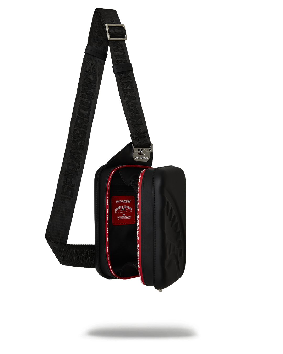 Image of Унисекс Чанта SPRAYGROUND PRINTED ZIPPER HARD-SHELL SLING