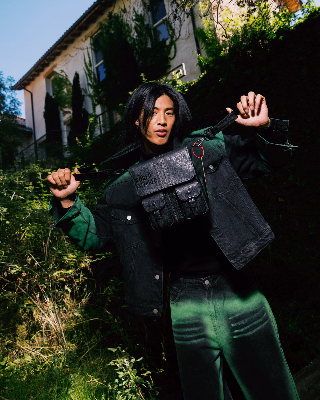 Image of Унисекс Чанта SPRAYGROUND GLOBAL TRAVELER MESSENGER BAG