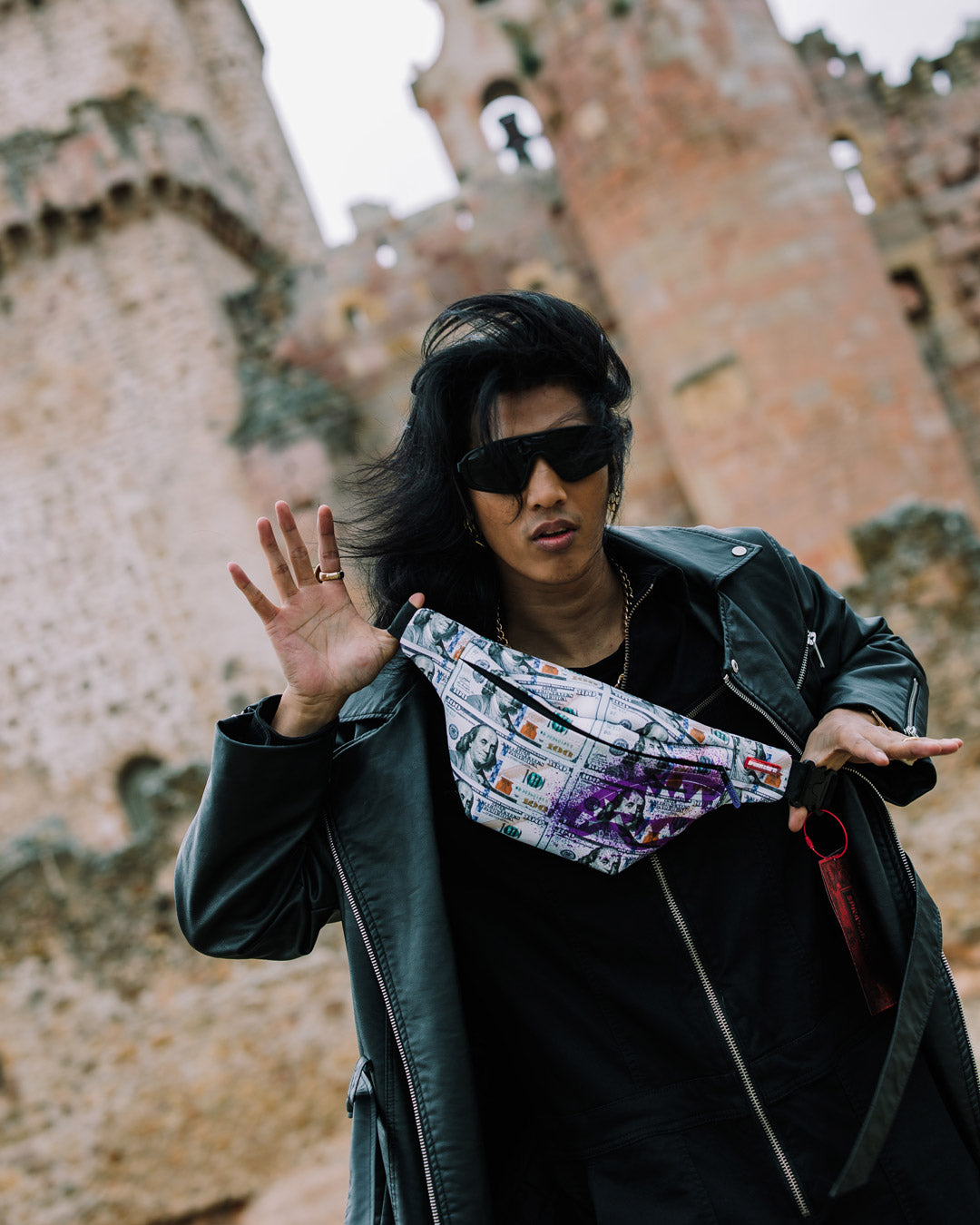 Image of Унисекс Чанта SPRAYGROUND MONEY SPLAT SAVVY CROSSBODY