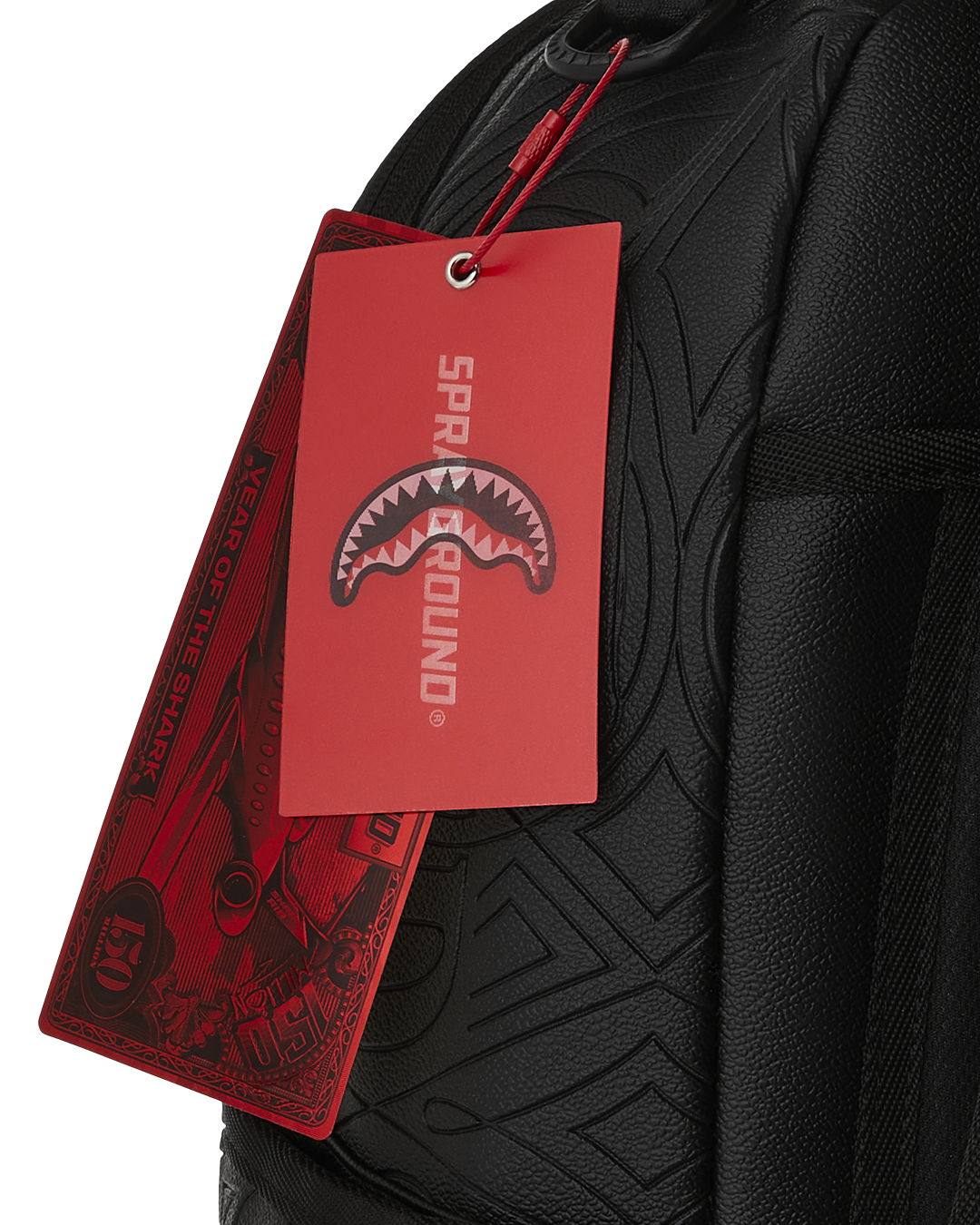 Image of Унисекс Раница SPRAYGROUND TONAL MONOGRAM EMBOSS SHARK BACKPACK