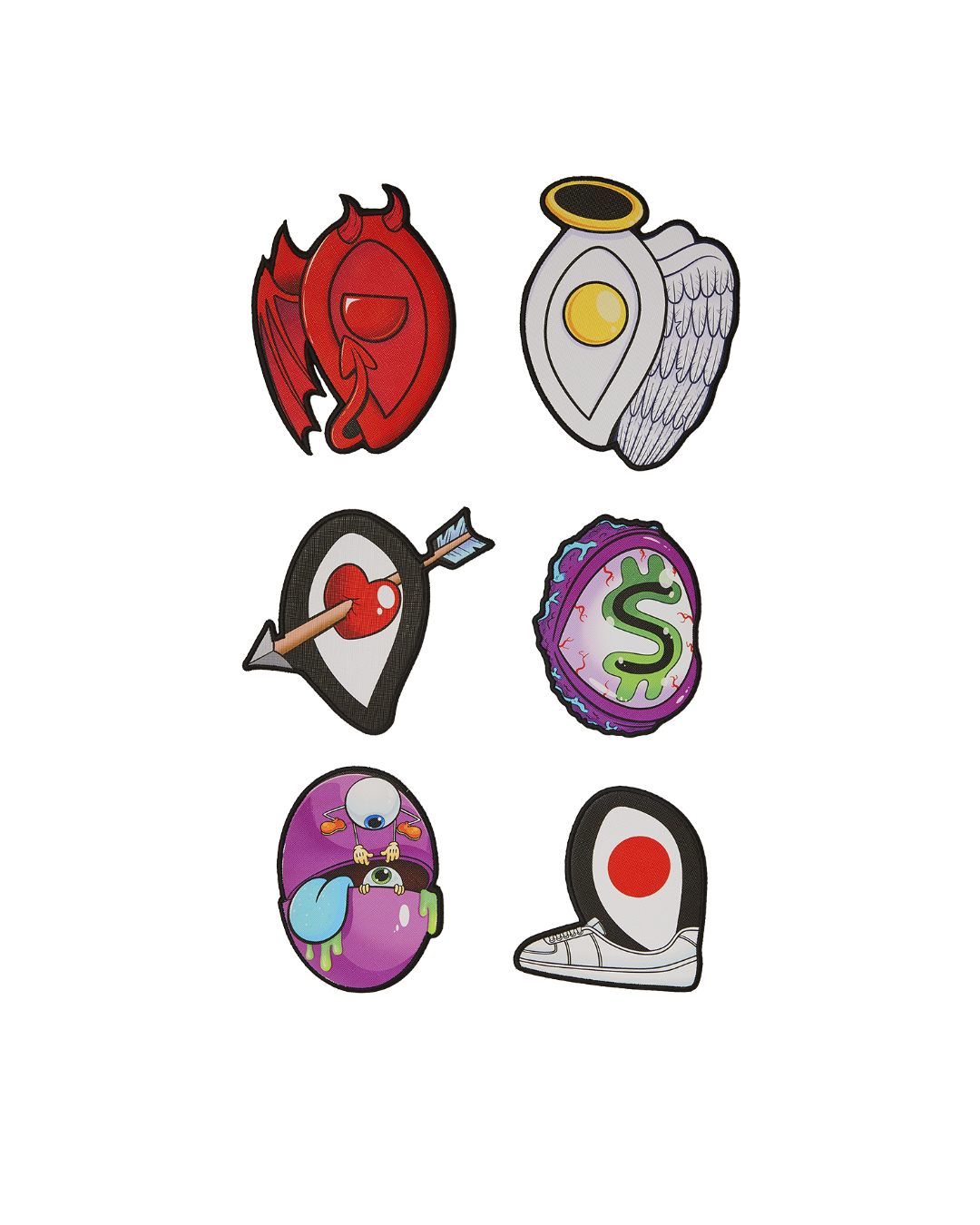 Image of Унисекс Раница SPRAYGROUND BLACK REMOVABLE EYES DLXSV BACKPACK