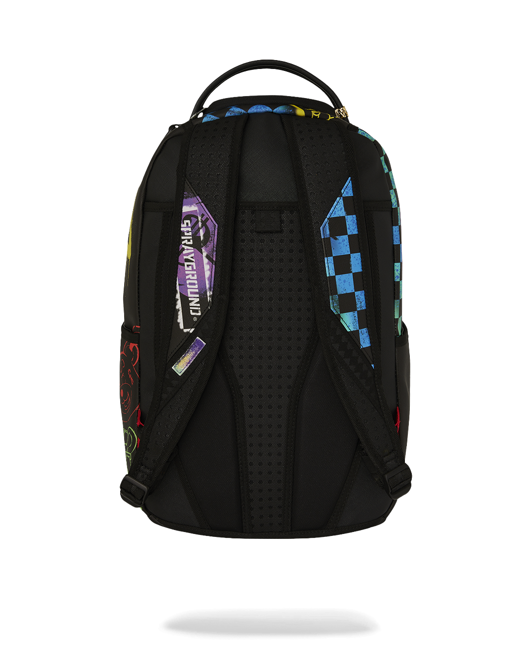 Image of Унисекс Раница SPRAYGROUND SHARK CENTRAL STENCILS- BLACK DLXSV BACKPACK