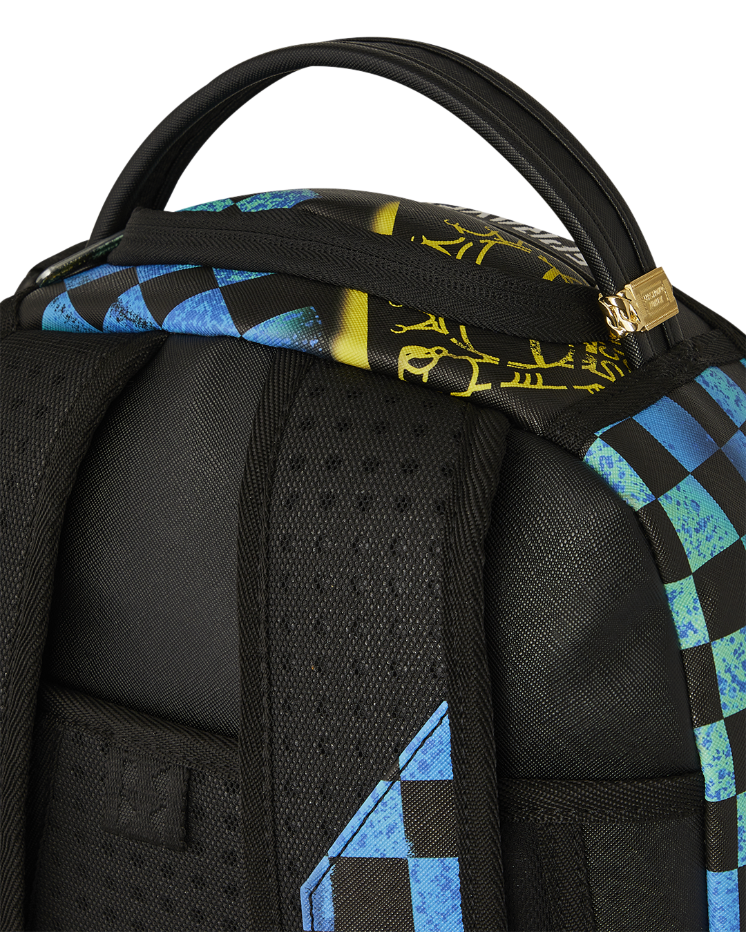 Image of Унисекс Раница SPRAYGROUND SHARK CENTRAL STENCILS- BLACK DLXSV BACKPACK