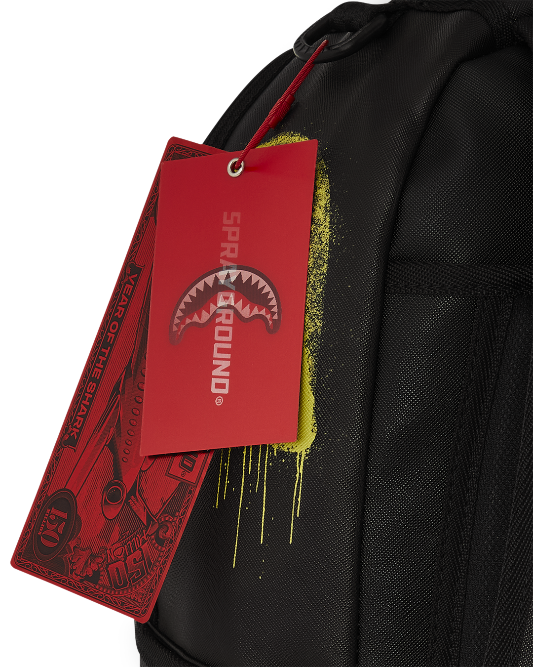 Унисекс Раница SPRAYGROUND SHARK CENTRAL STENCILS- BLACK DLXSV BACKPACK