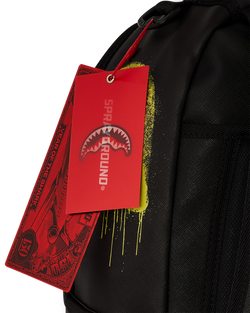 Image of Унисекс Раница SPRAYGROUND SHARK CENTRAL STENCILS- BLACK DLXSV BACKPACK