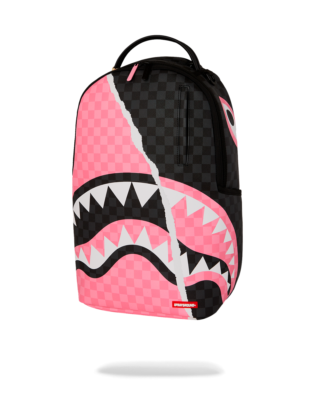 Image of Унисекс Раница SPRAYGROUND PINK AND BLACK TEAR SIP BACKPACK