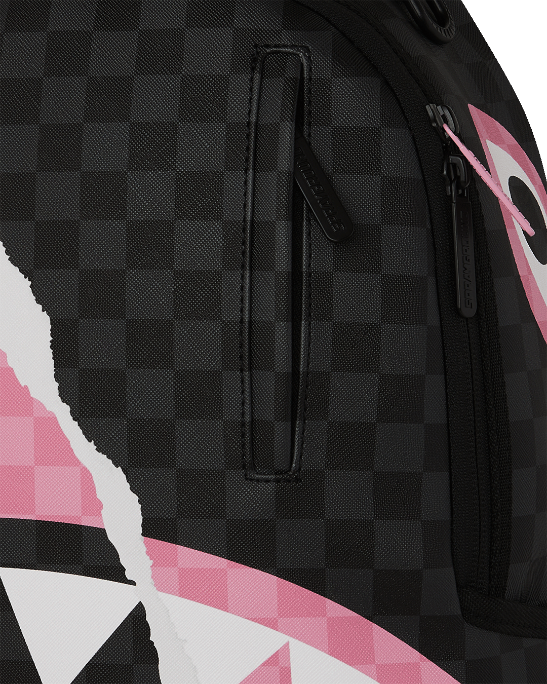 Image of Унисекс Раница SPRAYGROUND PINK AND BLACK TEAR SIP BACKPACK