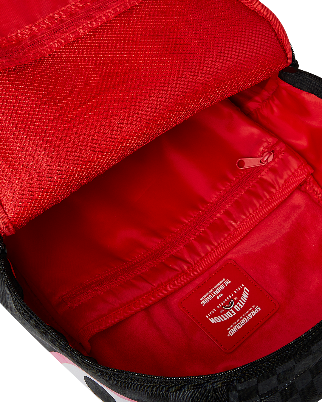 Image of Унисекс Раница SPRAYGROUND PINK AND BLACK TEAR SIP BACKPACK