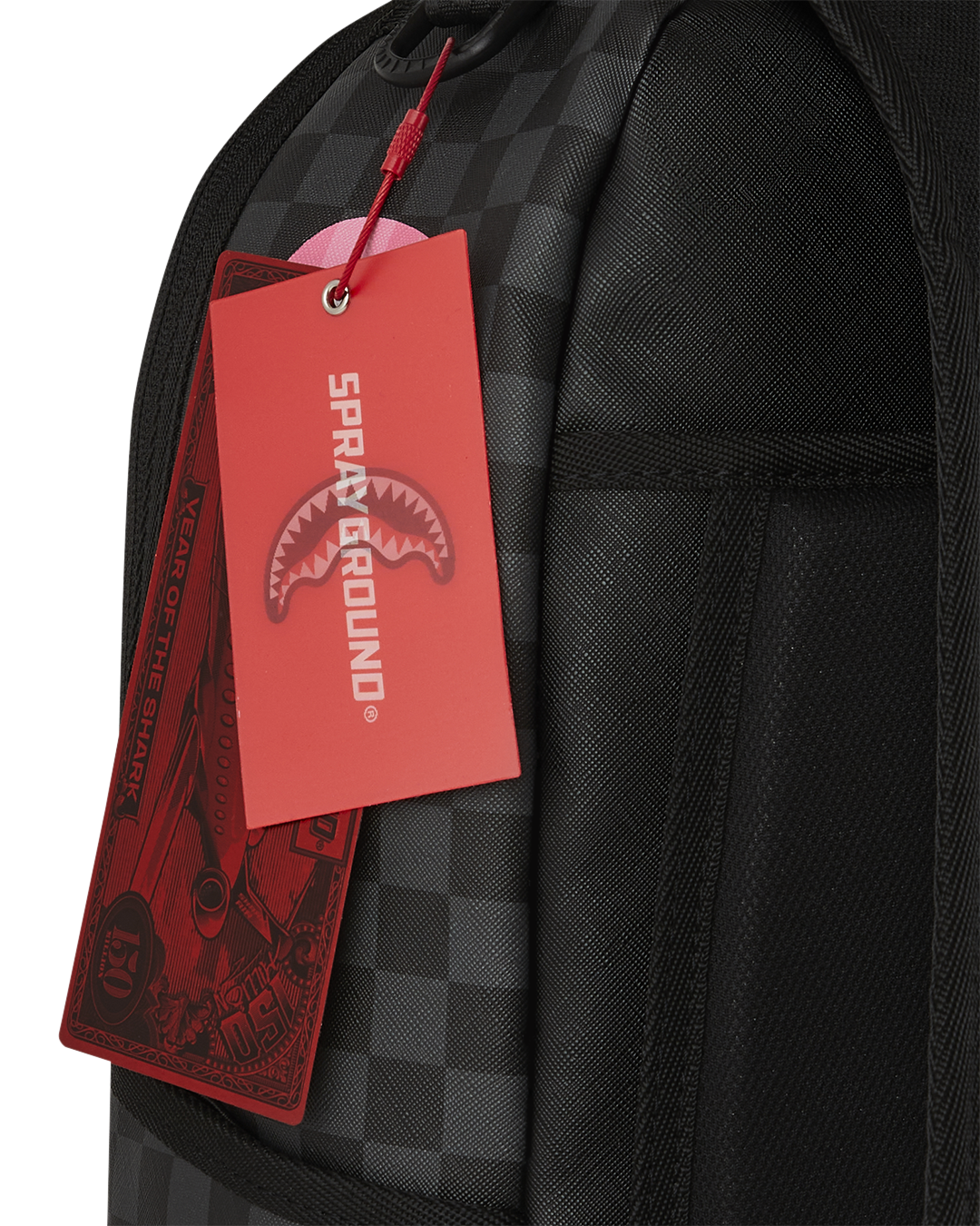 Image of Унисекс Раница SPRAYGROUND PINK AND BLACK TEAR SIP BACKPACK