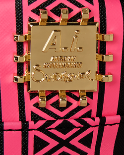 Image of Унисекс Раница SPRAYGROUND AI LION NEON PINK BACKPACK