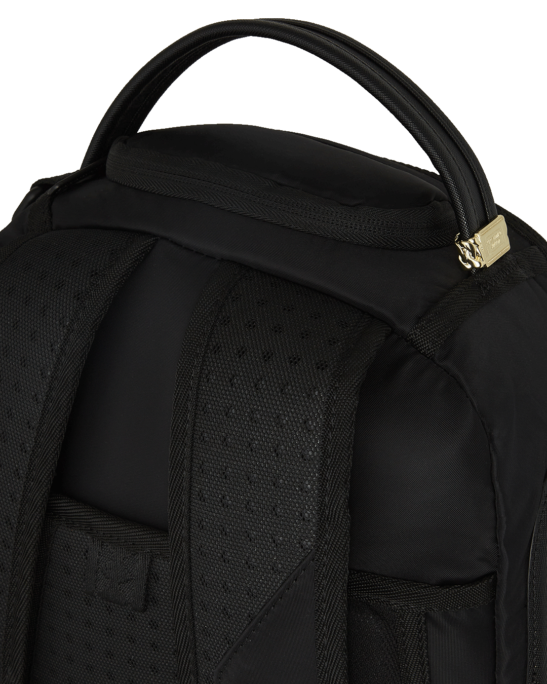 Image of Унисекс Раница SPRAYGROUND SHARK CENTRAL YELLOW TAPE DLX SATIN BACKPACK