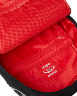 Image of Унисекс Раница SPRAYGROUND SHARK CENTRAL YELLOW TAPE DLX SATIN BACKPACK