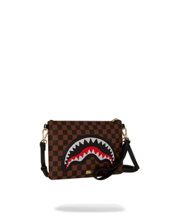 Image of Унисекс Чанта SPRAYGROUND SAWTOOTH SHARKS IN PARIS CROSSOVER CLUTCH