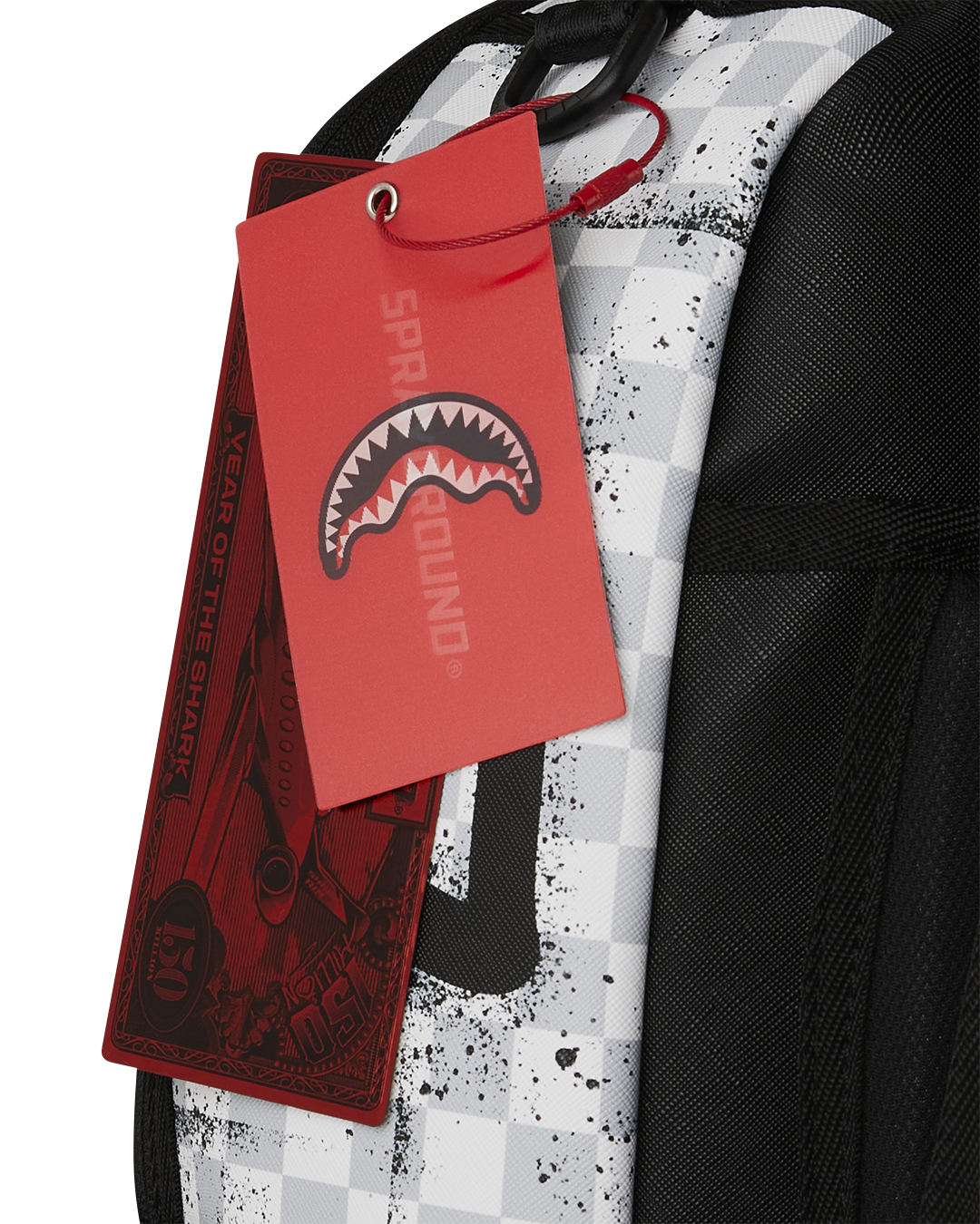 Image of Унисекс Раница SPRAYGROUND RED STENCIL SHARK BACKPACK