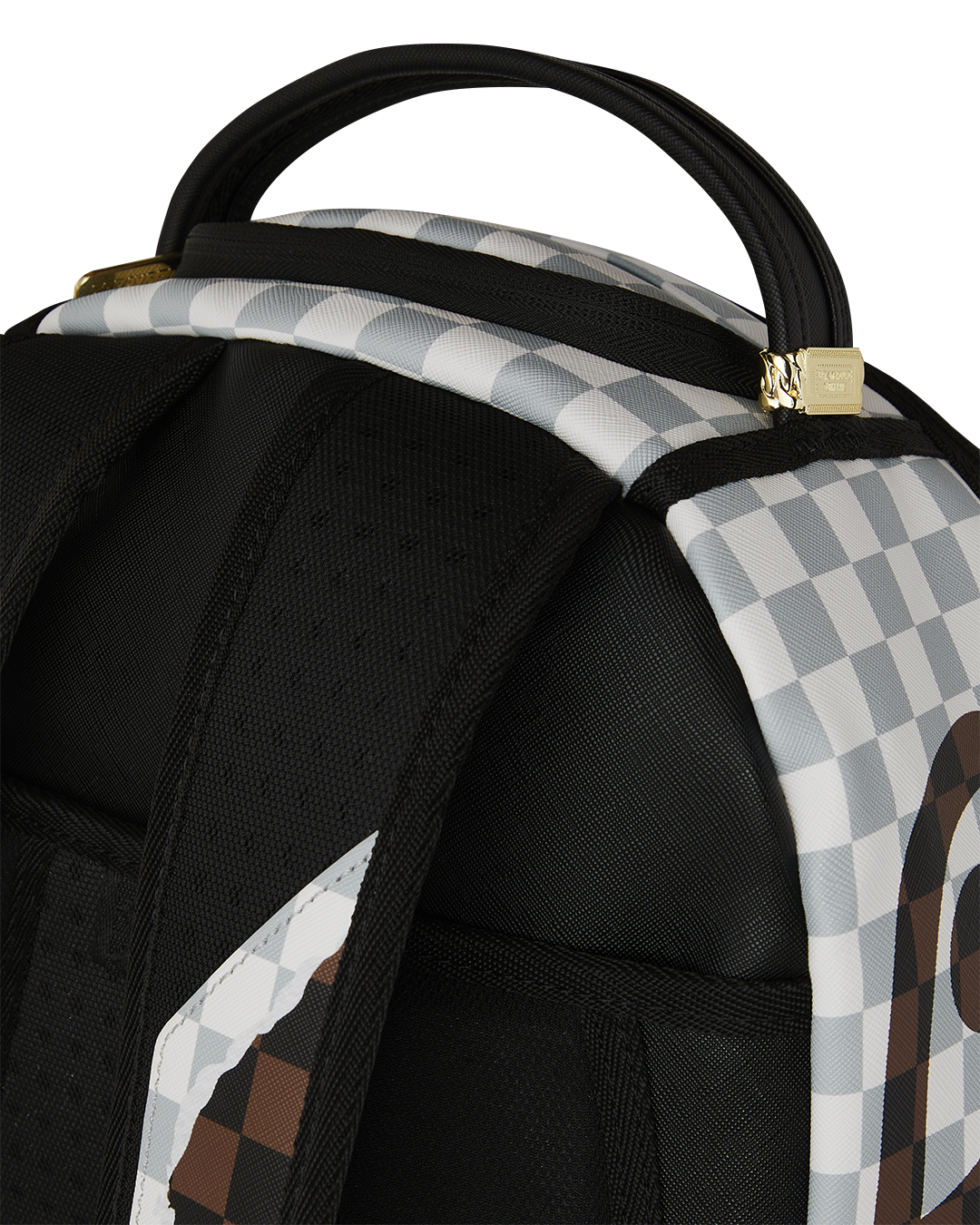 Image of Унисекс Раница SPRAYGROUND CREAM AND BROWN TEAR CHECK BACKPACK