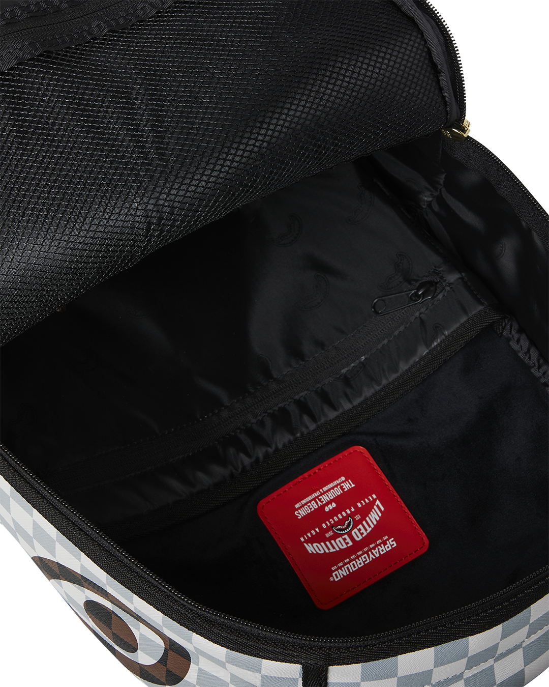 Image of Унисекс Раница SPRAYGROUND CREAM AND BROWN TEAR CHECK BACKPACK