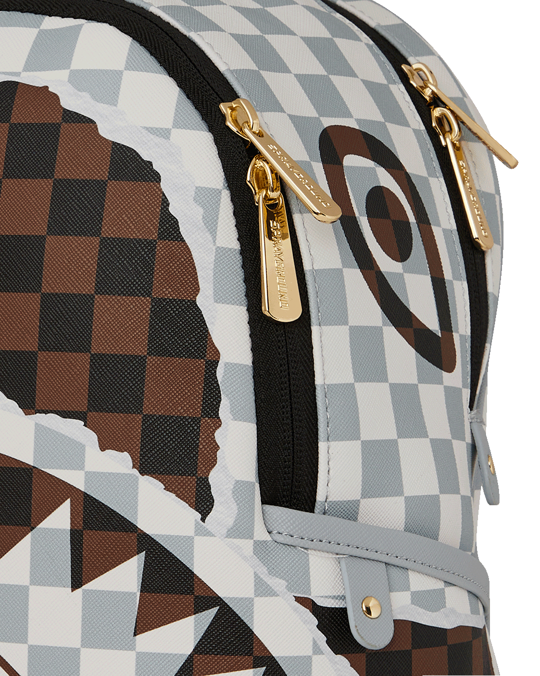 Image of Унисекс Раница SPRAYGROUND CREAM AND BROWN TEAR CHECK SAVAGE BACKPACK
