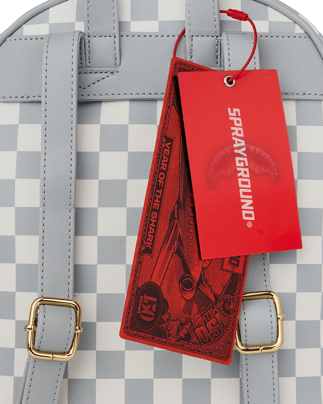 Image of Унисекс Раница SPRAYGROUND CREAM AND BROWN TEAR CHECK SAVAGE BACKPACK