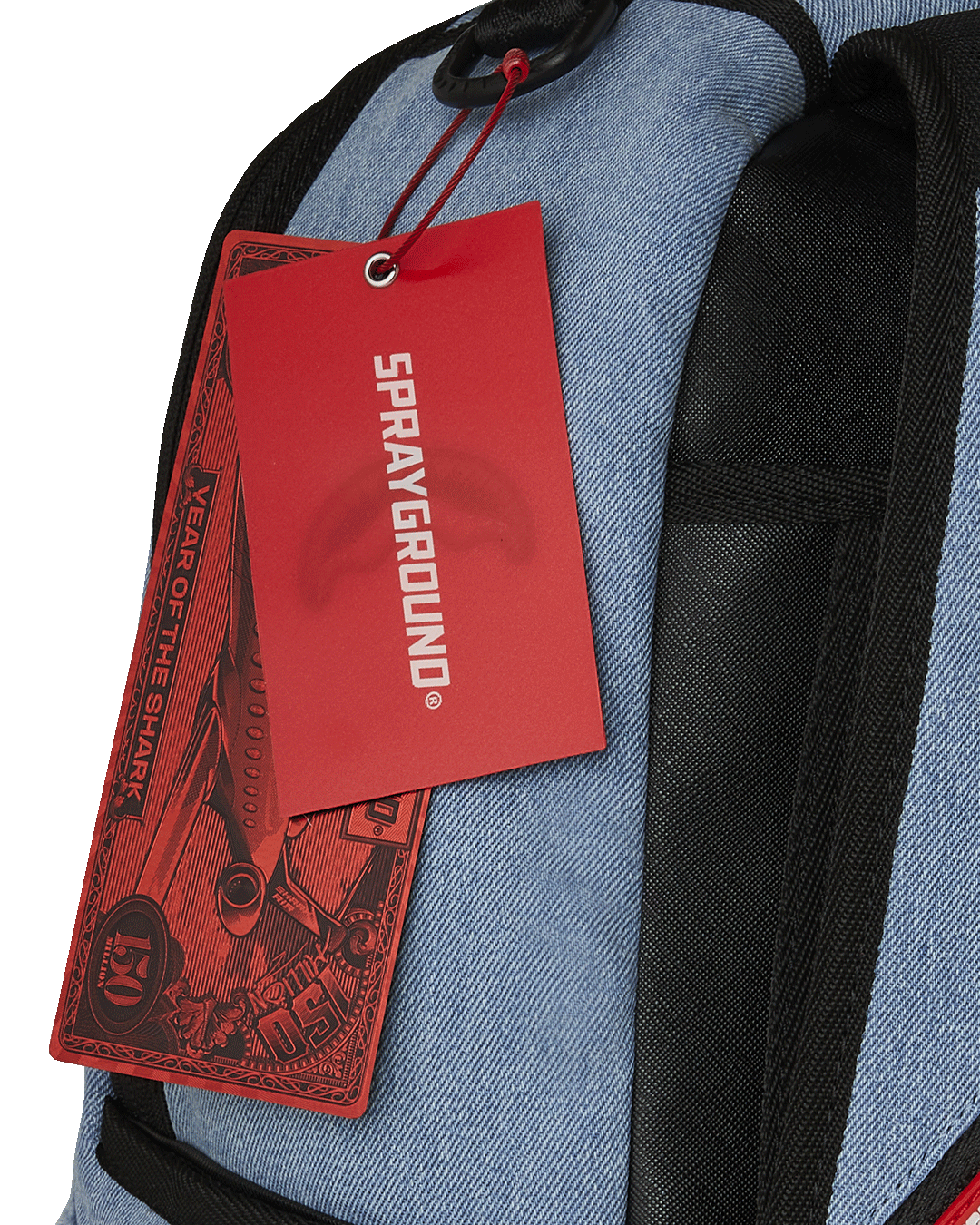 Image of Унисекс Раница SPRAYGROUND DENIM TEAR 3 AM PATCHES BACKPACK